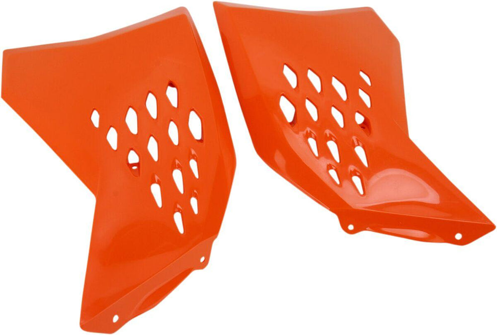 UFO Radiator Scoops For KTM  EXC125 2008-2011 - KTM Orange
