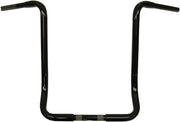 LA Choppers 1-1/4" Touring Ape Hanger Handlebar For Harley Davidson FLH 1200 1955-1980 45.5 cm (18") - Black