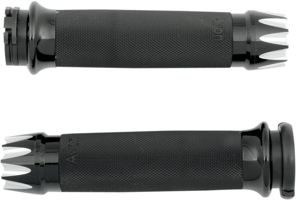 Avon Grips Excalibur Custom Grips For Harley Davidson FLD 1690 2012-2013 - Black