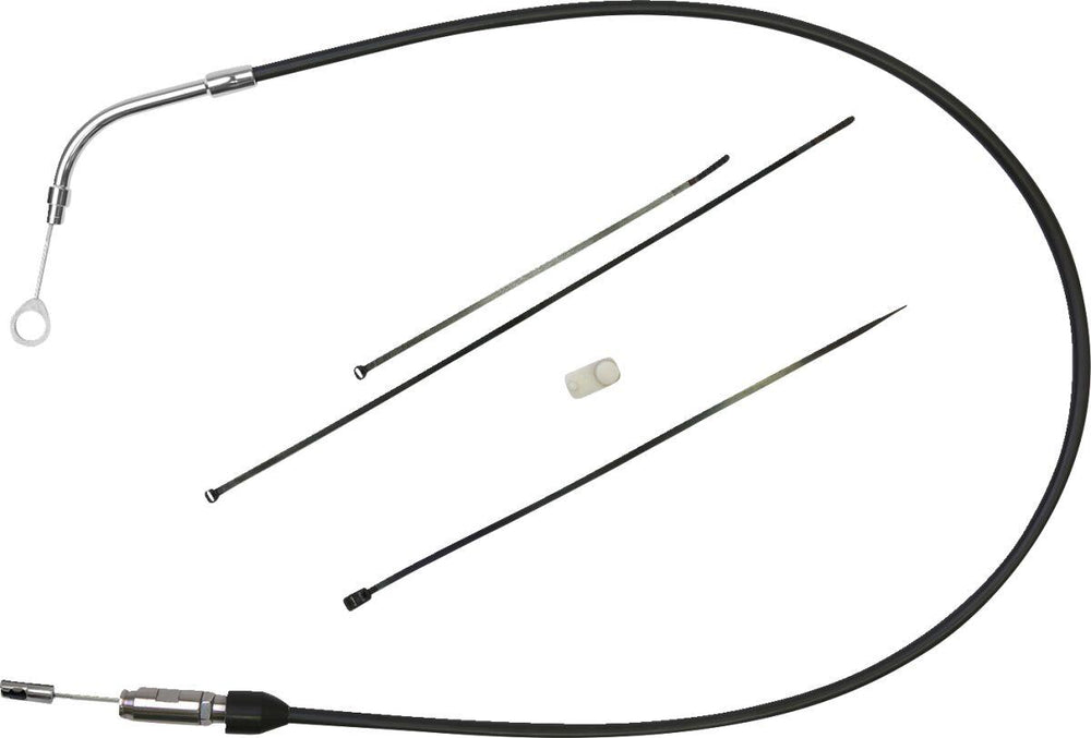 Drag Specialties Quick Connect Clutch Cable For Harley Davidson FLH 1868 2021 114.5 cm (45") - Black Chrome