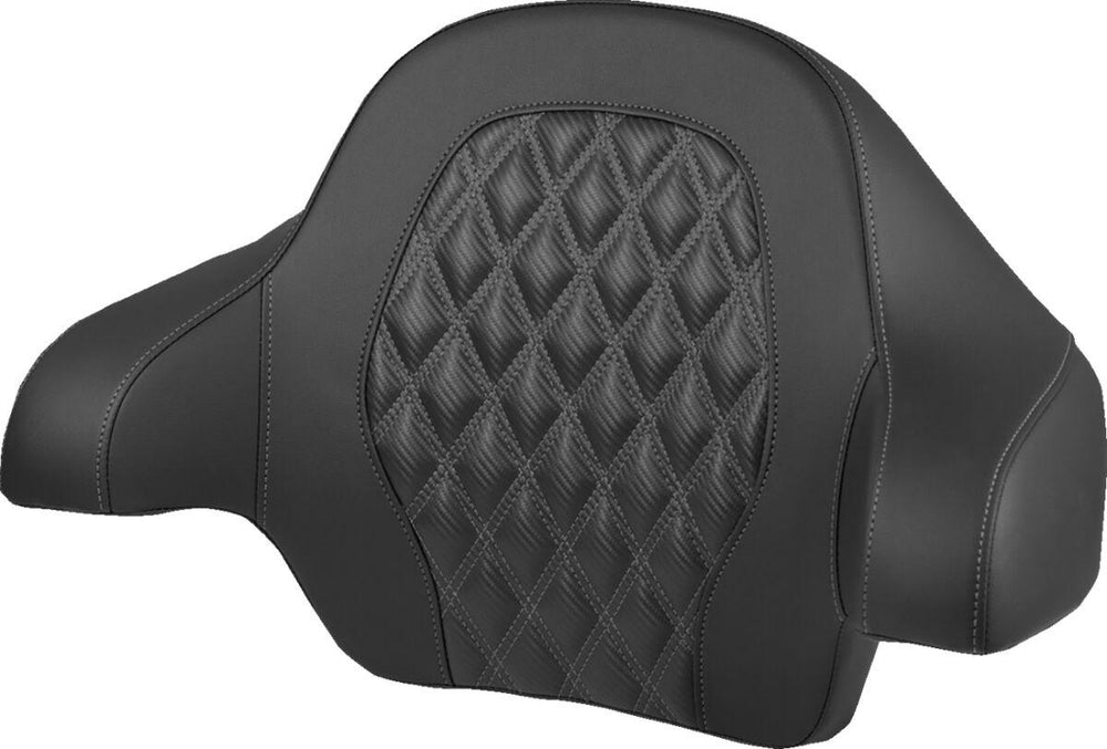 Saddlemen Tour Pak Backrest Pad For Harley Davidson FLH 1868 ABS 2021 - Black/Grey