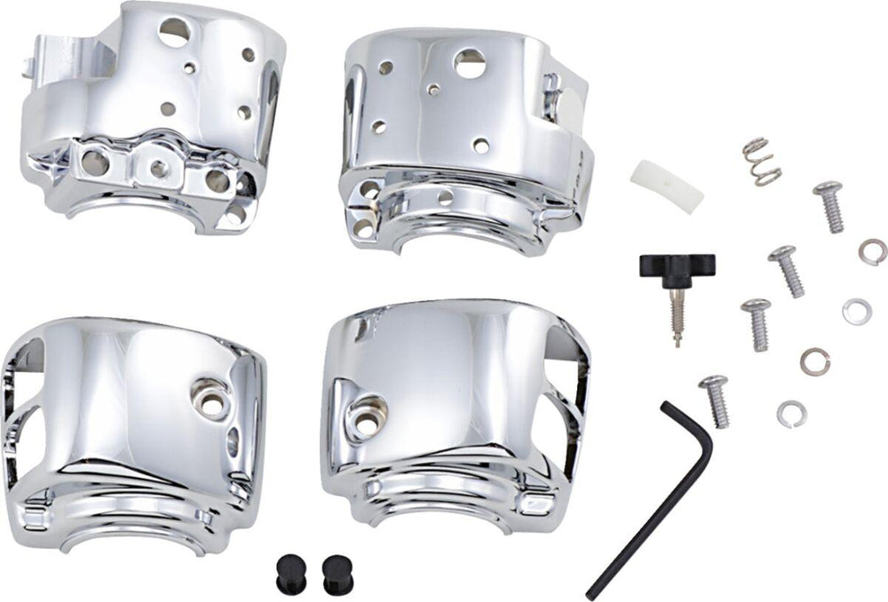 Kuryakyn Switch Housing Kit For Harley Davidson FLHR 1340 1998 - Chrome