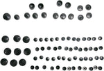 Drag Specialties Bolt Cover Standard Kit For Harley Davidson XL 1200 C 2004-2020 - Black