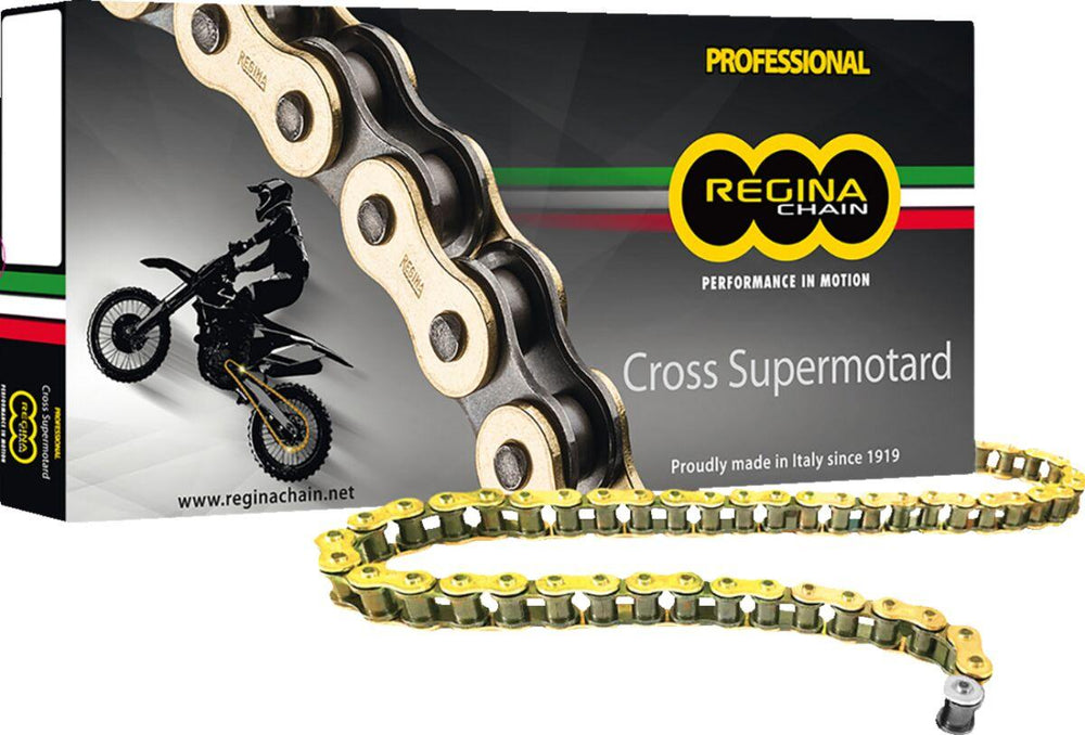 Regina 520 RX3 Chain 118 Links - Gold
