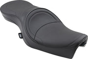 Drag Specialties Low-Profile Mild Stitched Touring Seat For Harley Davidson XL 1200 C 2004-2020 - Black