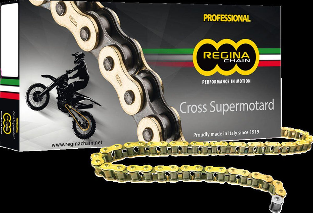 Regina 520 RH2 Series Chain 116 Links - Gold