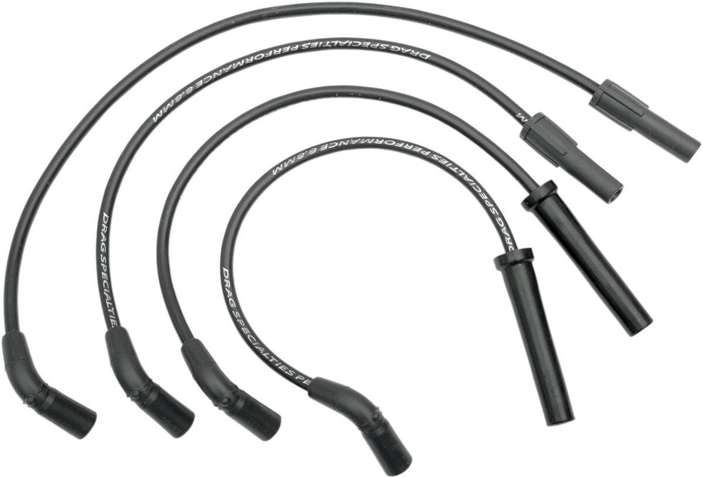 Drag Specialties 8.8mm Spark Plug Wire For Harley Davidson XL 1200S 1998-2003 - Black