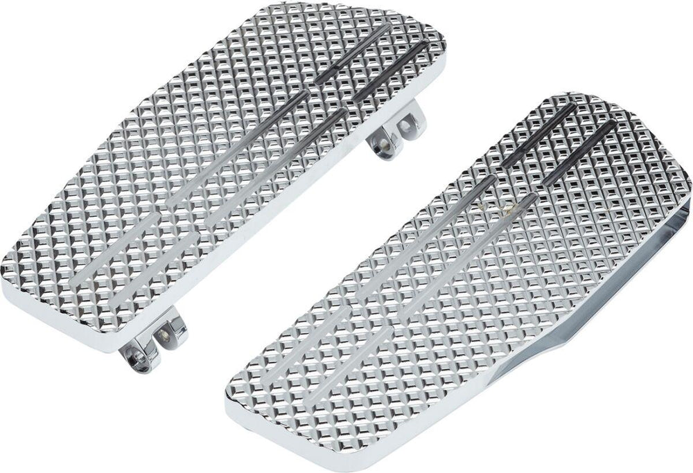 LA Choppers County Line Floorboards For Harley Davidson FL 1200 1965-1977 - Chrome