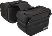 Thrashin Supply Co Expedition Saddlebags For Harley Davidson FLD 1690 2012-2013 - Black