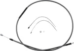 Magnum Shielding Polished KarbonFibr Clutch Cable For Harley Davidson FLHR 1340 1994-1998 184.5 cm (72-11 16") - Carbon Fiber Silver