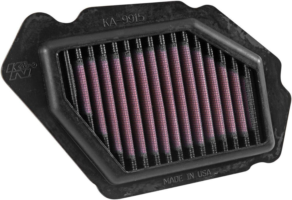 K&N High Flow Air Filter For Kawasaki H2 1000 2018-2020 - Black Red