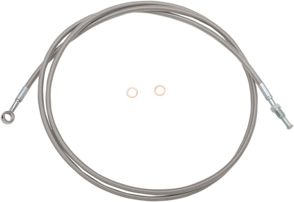 LA Choppers Clutch Hose Cable For Harley Davidson FLD 1690 ABS 2014 15-17 14FL - Clear