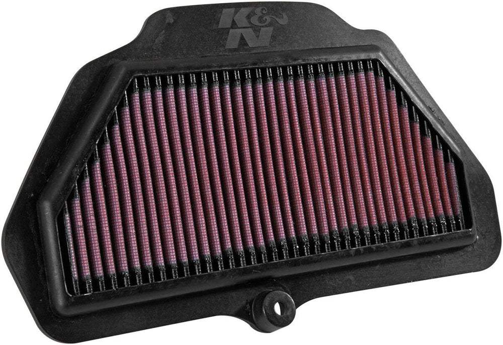 K&N High Flow Air Filter For Kawasaki ZX-10 R 1000 2016-2024 - Black Red
