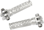 Emgo Slash Cut Footpegs For Yamaha FZR 1000 1991-1995 - Silver