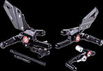 Gilles MUE2 Rearset For Honda CBR 1000 RR 2017-2019 - Black/Red