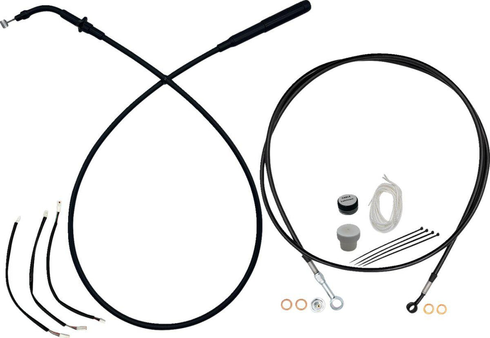 Fat Baggers Inc. EZ Install Kit For Harley Davidson FLHX 1923 2024-2026 28cm (11") - Black