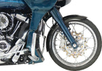 Klock Werks Hugger Fender For Harley Davidson FLH 1868 ABS 2021 53.34 cm (21") Front - Black