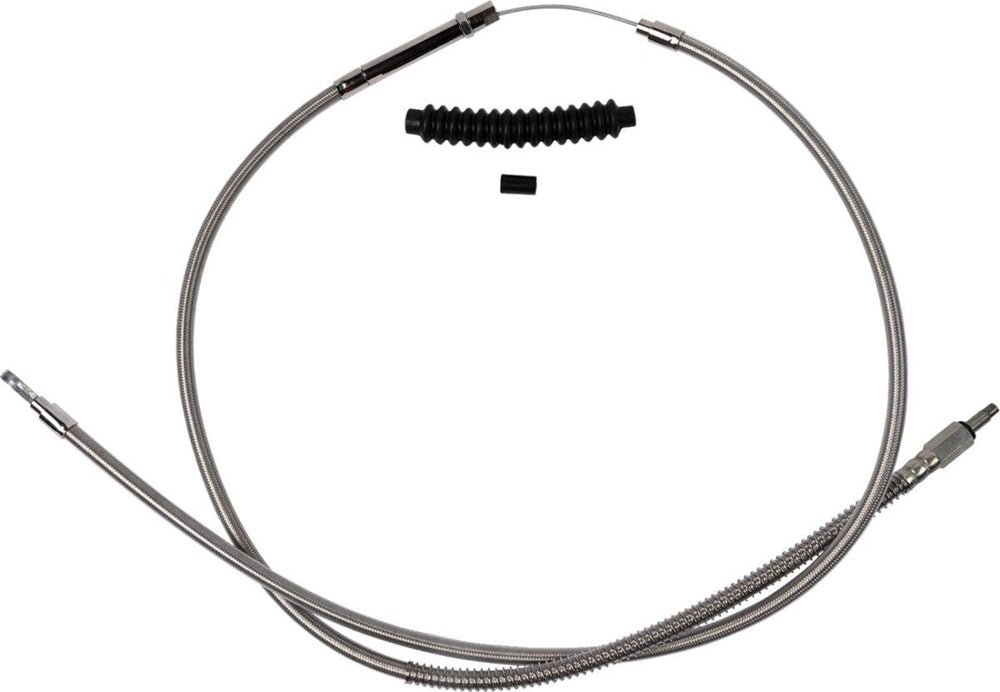 Barnett Stainless Steel Clutch Cable For Harley Davidson FLHC 1750 2018-2022 Standard - Silver