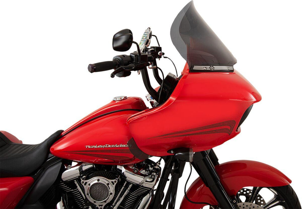 Klock Werks Pro Touring Flare Windshield For Harley Davidson FLTRK 1868 2020-2024 38 cm (15") - Dark Smoke