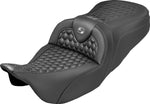 Saddlemen Extended Reach RoadSofa Seat For Harley Davidson FLH 1868 ABS 2021 - Black/Grey