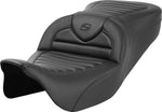 Saddlemen Roadsofa TR Carbon Fibre Seat For Harley Davidson FLH 1868 2021 - Black