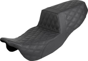 Saddlemen Step Up Lattice Stitch Seat For Harley Davidson FLRT 1690 Freewheeler 2015-2016 - Black