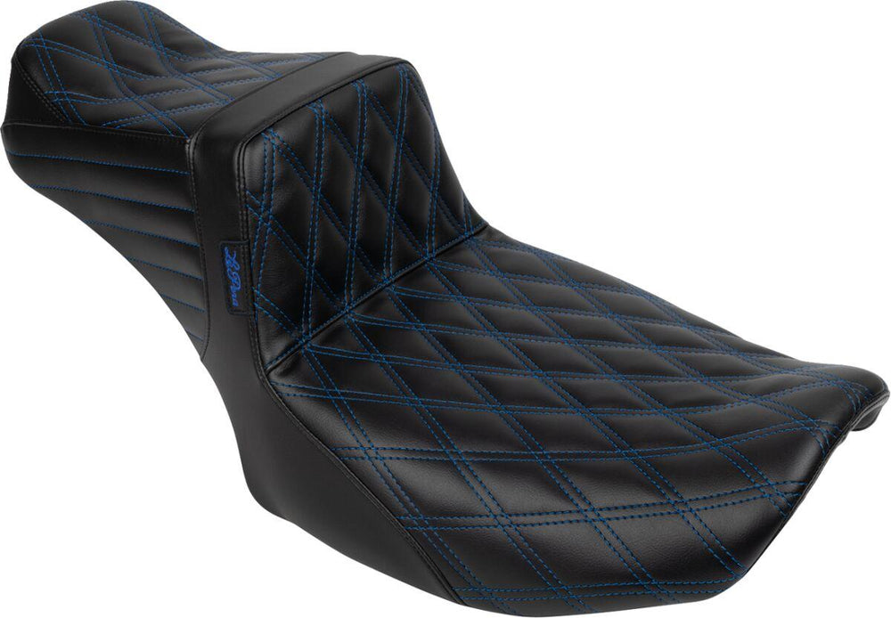 LE Pera Tailwhip Daddy Long Legs Seat For Harley Davidson FLHX 1750 ABS 2023 Double Diamond - Black/Blue