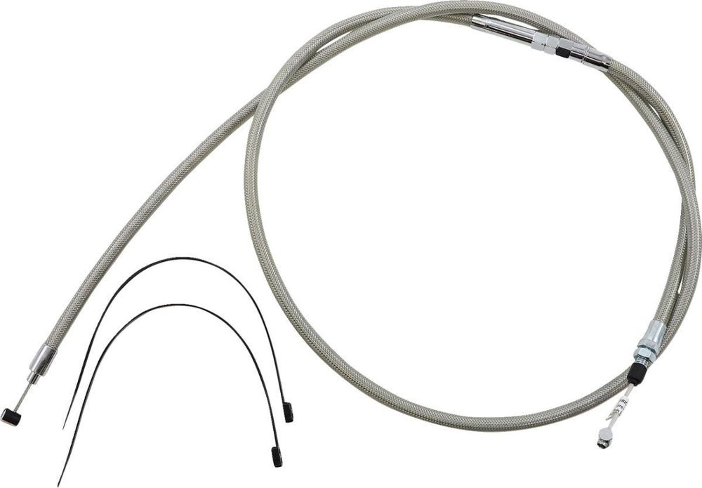 Magnum Shielding XR Clutch Cable For Indian Scout 60 2016-2022 175 cm (68-7/8") - Chrome/Silver