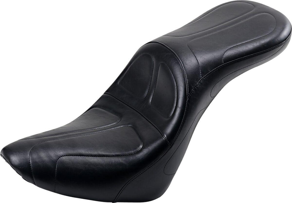 LE Pera Maverick Daddy Long Legs Seat For Harley Davidson FLDE 1750 ABS 2018-2020 Stitched - Black