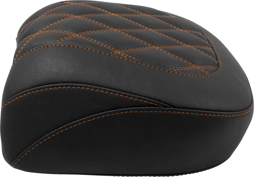 Mustang Wide Tripper Passenger Seat For Harley Davidson FLHX 1923 2024-2026 - Black/Orange