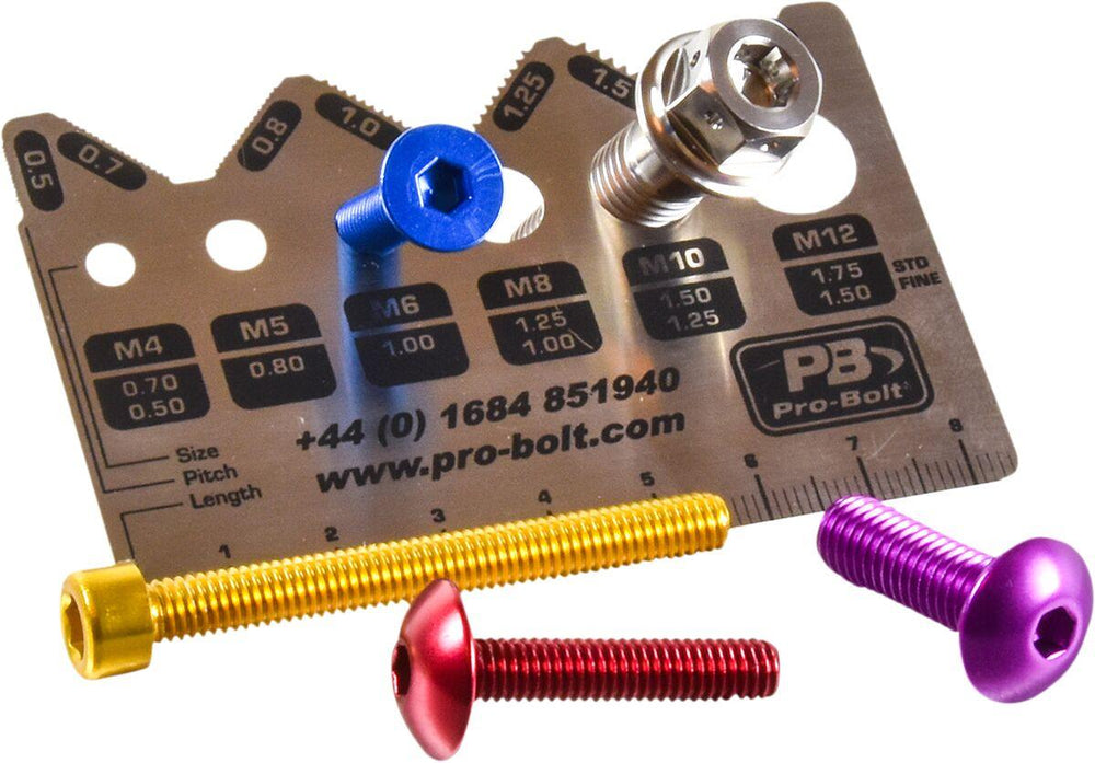 Pro Bolt Measurement Tool - Black/Stainless Steel