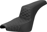 Saddlemen Step Up Tri-Gripper Gripper Seat For Harley Davidson FXBB 1750 ABS 2018-2020 - Black