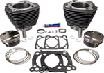 S&S Cycle Big Bore 4.250" Cylinder Kit For Harley Davidson FLHTCUTGSE 1923 2022 - Black /Highlighted Fins