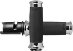 Avon Grips Custom Contour Grips For Harley Davidson FLDE 1750 2018-2020 Diamond - Black Chrome