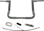 Fat Baggers Inc. 1-1 2" EZ Install Flat Top Handlebar Kit For Harley Davidson FLHT 1584 2008 - Chrome