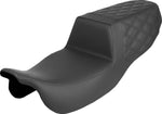 Saddlemen Step Up Rear Lattice Stitch Seat For Harley Davidson FLRT 1690 Freewheeler 2015-2016 - Black