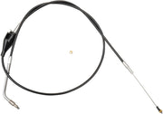LA Choppers Vinyl Braided Handlebar Idle Cable For Harley Davidson FLHRS 1450 2004-2006 109 cm (43") - Black