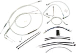 Magnum Shielding Sterling Chromite II Designer Handlebar Cable Install Kit For Harley Davidson FLS 1690 2012-2014 45.5 - 51cm (18" - 20") - Chrome Clear-Coated