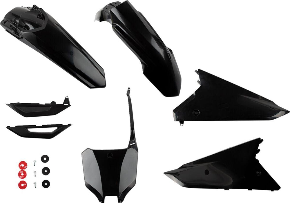 UFO Plastics Kit For Honda CRF250R 2022-2024 - Black