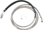 Drag Specialties Stainless Steel Hydraulic Clutch Hose For Harley Davidson FLHRSE5 1800 2013 193.5 cm - Clear-Coat
