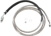 Drag Specialties Stainless Steel Hydraulic Clutch Hose For Harley Davidson FLHRSE5 1800 2013 193.5 cm - Clear-Coat