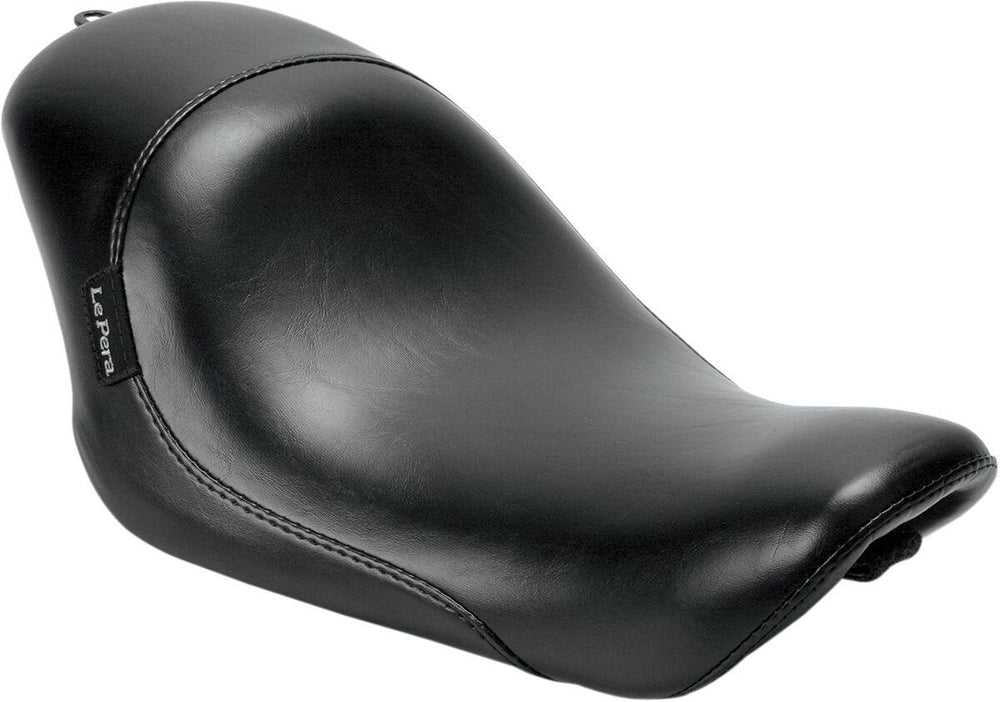LE Pera Silhouette Solo Seat For Harley Davidson XL1200C 2007-2020 Smooth - Black