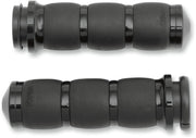 Avon Grips 3-Ring Velvet Air Grips For Harley Davidson FLDE 1750 2018-2020 - Black