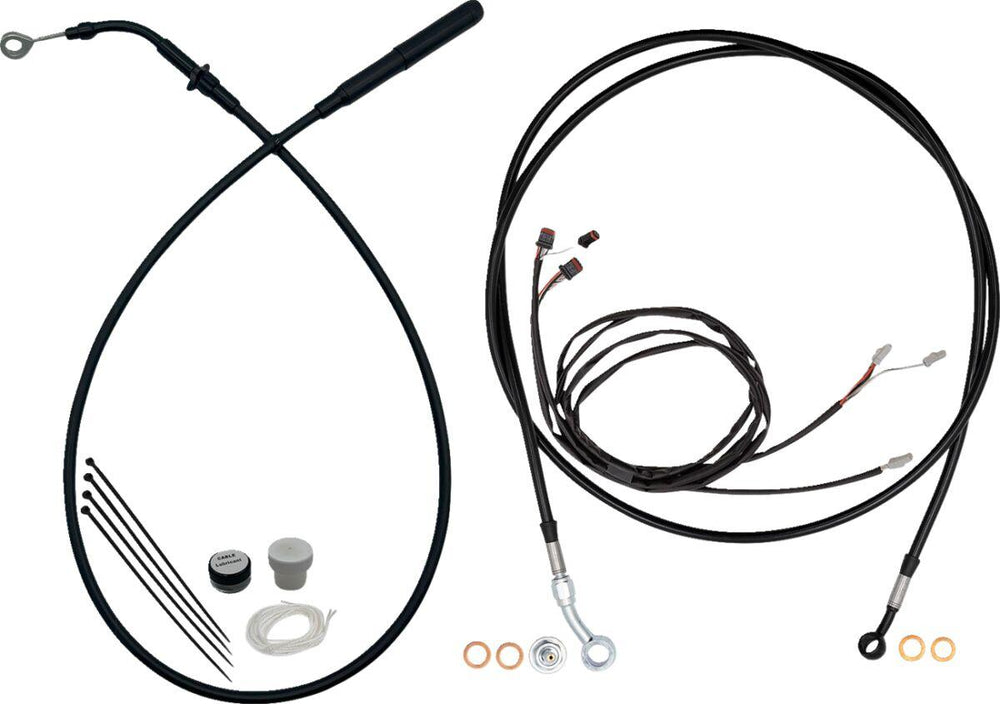 Fat Baggers Inc. EZ Install Kit For Harley Davidson FLH 1868 2021 28 - 30.5cm (11" - 12") - Black