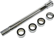 Drag Specialties Front Axle Kit For Harley Davidson FLSB 1750 2018-2024 - Chrome Silver