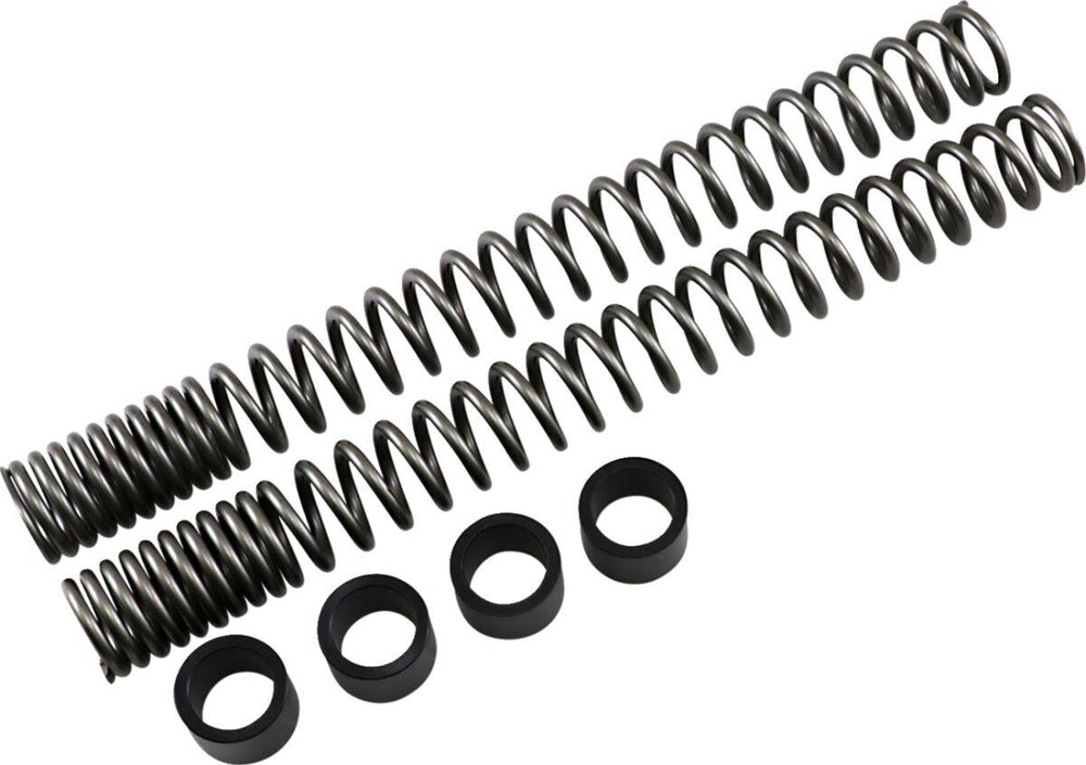 Progressive Suspension Fork Springs For Harley Davidson FLSB 1750 ABS 2018-2024 - Black