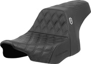 Saddlemen Pro Series SDC Performance Black Gripper Lumbar Seat For Harley Davidson FLHX 1923 2024-2026 - Black