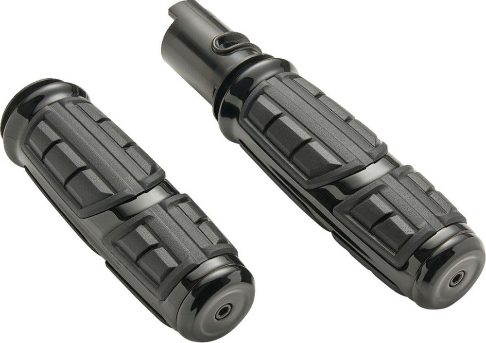 Ciro Chicane Grips For Harley Davidson FLHLT 1923 ABS 2026 - Black