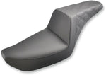 Saddlemen Step Up Smooth/Lattice Stitch Seat For Harley Davidson FXD 1450 2004-2005 - Black