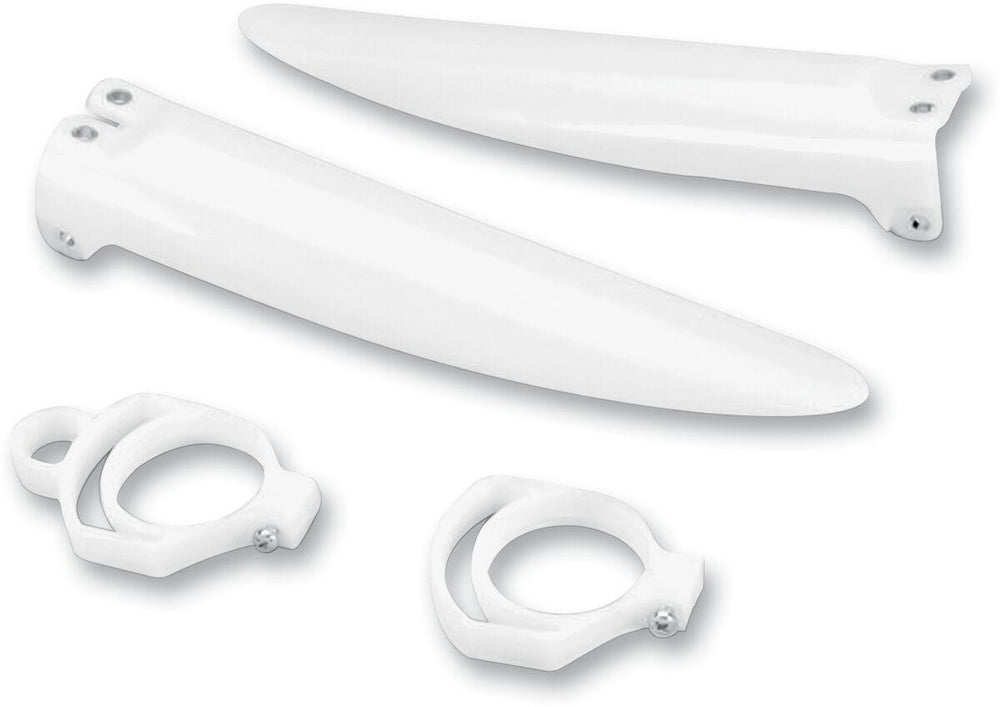 UFO Fork Guards For Kawasaki KX 85 2001-2006 - White